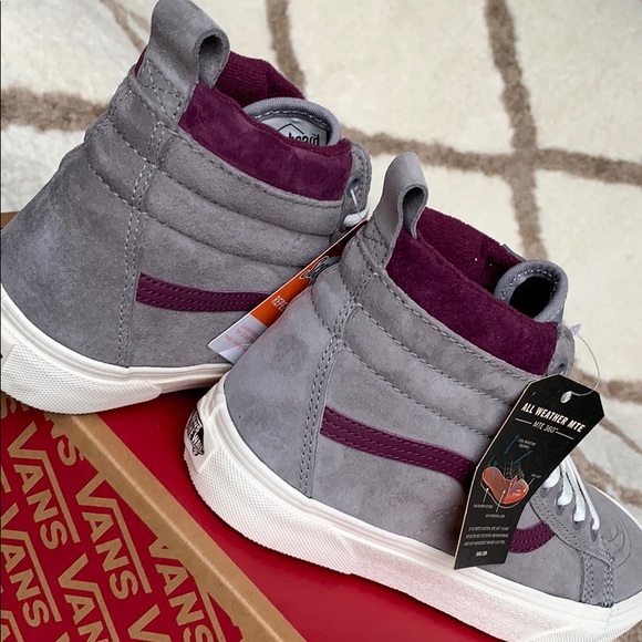 VANS SK-8-HI MTE FROST GRAY/PRUNE WMNS - Picture 16 of 16